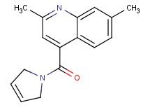 4-(2,5-dihydro-1H-pyrrol-1-ylcarbonyl)-2,7-dimethylquinoline