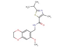 2-isopropyl-N-[(7-methoxy-2,3-dihydro-1,4-benzodioxin-6-yl)methyl]-4-methyl-1,3-thiazole-5-carboxamide