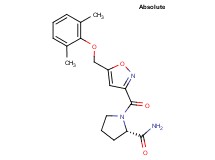 1-({5-[(2,6-dimethylphenoxy)methyl]-3-isoxazolyl}carbonyl)-L-prolinamide