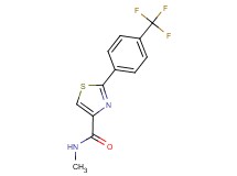 N-methyl-2-[4-(trifluoromethyl)phenyl]-1,3-thiazole-4-carboxamide