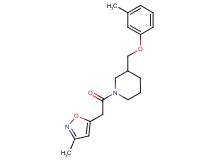 1-[(3-methyl-5-isoxazolyl)acetyl]-3-[(3-methylphenoxy)methyl]piperidine