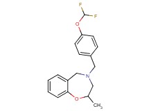 4-[4-(difluoromethoxy)benzyl]-2-methyl-2,3,4,5-tetrahydro-1,4-benzoxazepine