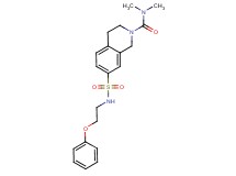 N,N-dimethyl-7-{[(2-phenoxyethyl)amino]sulfonyl}-3,4-dihydroisoquinoline-2(1H)-carboxamide