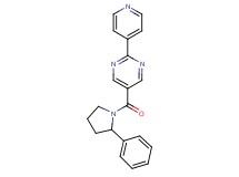 5-[(2-phenylpyrrolidin-1-yl)carbonyl]-2-pyridin-4-ylpyrimidine