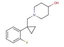 1-{[1-(2-fluorophenyl)cyclopropyl]methyl}-4-piperidinol trifluoroacetate (salt)