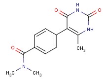 N,N-dimethyl-4-(6-methyl-2,4-dioxo-1,2,3,4-tetrahydropyrimidin-5-yl)benzamide