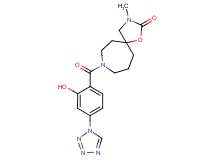 8-[2-hydroxy-4-(1H-tetrazol-1-yl)benzoyl]-3-methyl-1-oxa-3,8-diazaspiro[4.6]undecan-2-one