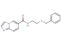 N-[2-(benzylthio)ethyl]imidazo[1,2-a]pyridine-6-carboxamide