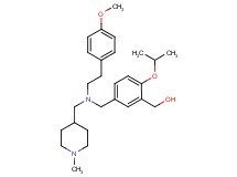 [2-isopropoxy-5-({[2-(4-methoxyphenyl)ethyl][(1-methyl-4-piperidinyl)methyl]amino}methyl)phenyl]methanol