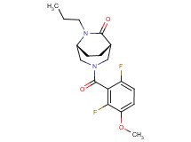 (1S*,5R*)-3-(2,6-difluoro-3-methoxybenzoyl)-6-propyl-3,6-diazabicyclo[3.2.2]nonan-7-one