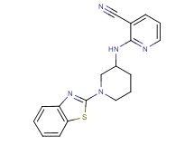 2-{[1-(1,3-benzothiazol-2-yl)-3-piperidinyl]amino}nicotinonitrile