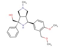 {(1S*,3S*,3aS*,6aR*)-3-[4-methoxy-3-(methoxymethyl)phenyl]-5-methyl-1-phenyloctahydropyrrolo[3,4-c]pyrrol-1-yl}methanol