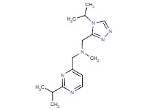 1-(2-isopropyl-4-pyrimidinyl)-N-[(4-isopropyl-4H-1,2,4-triazol-3-yl)methyl]-N-methylmethanamine