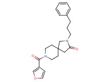 8-(3-furoyl)-2-(3-phenylpropyl)-2,8-diazaspiro[4.5]decan-3-one