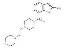 4-(2-{4-[(2-methyl-1-benzofuran-7-yl)carbonyl]piperazin-1-yl}ethyl)morpholine