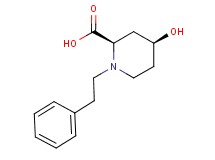 (2R*,4S*)-4-hydroxy-1-(2-phenylethyl)piperidine-2-carboxylic acid