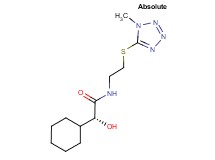(2R)-2-cyclohexyl-2-hydroxy-N-{2-[(1-methyl-1H-tetrazol-5-yl)thio]ethyl}acetamide