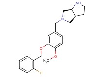 (3aS*,6aS*)-5-{3-[(2-fluorobenzyl)oxy]-4-methoxybenzyl}octahydropyrrolo[3,4-b]pyrrole