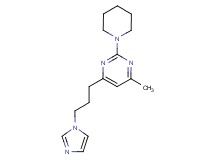 4-[3-(1H-imidazol-1-yl)propyl]-6-methyl-2-piperidin-1-ylpyrimidine