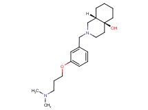 (4aS*,8aS*)-2-{3-[3-(dimethylamino)propoxy]benzyl}octahydroisoquinolin-4a(2H)-ol
