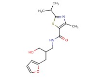 N-[3-(2-furyl)-2-(hydroxymethyl)propyl]-2-isopropyl-4-methyl-1,3-thiazole-5-carboxamide