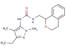 N-(3,4-dihydro-1H-2-benzopyran-1-ylmethyl)-N'-(3-ethyl-1,4-dimethyl-1H-pyrazol-5-yl)urea
