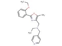 N-{[2-(2-ethoxyphenyl)-5-methyl-1,3-oxazol-4-yl]methyl}-N-(4-pyridinylmethyl)ethanamine