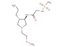 N~1~-[rel-(3R,4S)-1-(2-methoxyethyl)-4-propyl-3-pyrrolidinyl]-N~2~-(methylsulfonyl)glycinamide hydrochloride