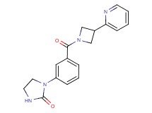 1-(3-{[3-(2-pyridinyl)-1-azetidinyl]carbonyl}phenyl)-2-imidazolidinone