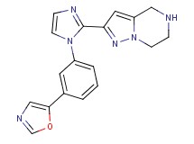2-{1-[3-(1,3-oxazol-5-yl)phenyl]-1H-imidazol-2-yl}-4,5,6,7-tetrahydropyrazolo[1,5-a]pyrazine hydrochloride