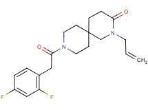2-allyl-9-[(2,4-difluorophenyl)acetyl]-2,9-diazaspiro[5.5]undecan-3-one