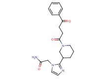 2-{2-[1-(4-oxo-4-phenylbutanoyl)-3-piperidinyl]-1H-imidazol-1-yl}acetamide