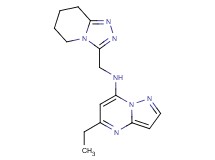 5-ethyl-N-(5,6,7,8-tetrahydro[1,2,4]triazolo[4,3-a]pyridin-3-ylmethyl)pyrazolo[1,5-a]pyrimidin-7-amine