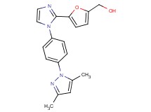 (5-{1-[4-(3,5-dimethyl-1H-pyrazol-1-yl)phenyl]-1H-imidazol-2-yl}-2-furyl)methanol