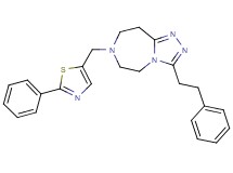 3-(2-phenylethyl)-7-[(2-phenyl-1,3-thiazol-5-yl)methyl]-6,7,8,9-tetrahydro-5H-[1,2,4]triazolo[4,3-d][1,4]diazepine