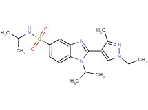 2-(1-ethyl-3-methyl-1H-pyrazol-4-yl)-N,1-diisopropyl-1H-benzimidazole-5-sulfonamide
