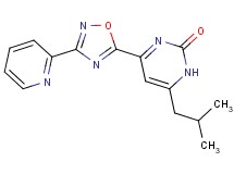 6-isobutyl-4-[3-(2-pyridinyl)-1,2,4-oxadiazol-5-yl]-2(1H)-pyrimidinone
