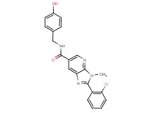 2-(2-chlorophenyl)-N-(4-hydroxybenzyl)-3-methyl-3H-imidazo[4,5-b]pyridine-6-carboxamide