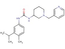 N-(3-isopropyl-4-methylphenyl)-N'-[1-(pyridin-3-ylmethyl)piperidin-3-yl]urea