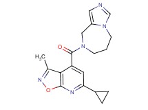 8-[(6-cyclopropyl-3-methylisoxazolo[5,4-b]pyridin-4-yl)carbonyl]-6,7,8,9-tetrahydro-5H-imidazo[1,5-a][1,4]diazepine