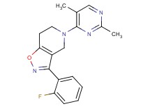 5-(2,5-dimethylpyrimidin-4-yl)-3-(2-fluorophenyl)-4,5,6,7-tetrahydroisoxazolo[4,5-c]pyridine