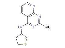 2-methyl-N-(tetrahydro-3-thienyl)pyrido[2,3-d]pyrimidin-4-amine