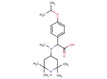 (4-isopropoxyphenyl)[methyl(2,2,6,6-tetramethylpiperidin-4-yl)amino]acetic acid