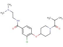 3-chloro-N-[2-(dimethylamino)ethyl]-4-[(1-isobutyrylpiperidin-4-yl)oxy]benzamide