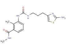 3-[({[3-(2-amino-1,3-thiazol-4-yl)propyl]amino}carbonyl)amino]-N,2-dimethylbenzamide