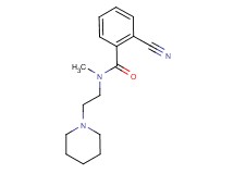 2-cyano-N-methyl-N-[2-(1-piperidinyl)ethyl]benzamide trifluoroacetate