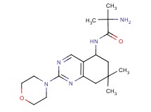 N~1~-[7,7-dimethyl-2-(4-morpholinyl)-5,6,7,8-tetrahydro-5-quinazolinyl]-2-methylalaninamide hydrochloride