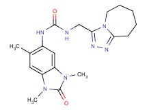N-(6,7,8,9-tetrahydro-5H-[1,2,4]triazolo[4,3-a]azepin-3-ylmethyl)-N'-(1,3,6-trimethyl-2-oxo-2,3-dihydro-1H-benzimidazol-5-yl)urea