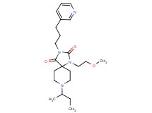 8-sec-butyl-1-(2-methoxyethyl)-3-[3-(3-pyridinyl)propyl]-1,3,8-triazaspiro[4.5]decane-2,4-dione