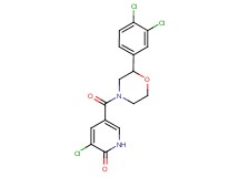 3-chloro-5-{[2-(3,4-dichlorophenyl)morpholin-4-yl]carbonyl}pyridin-2(1H)-one